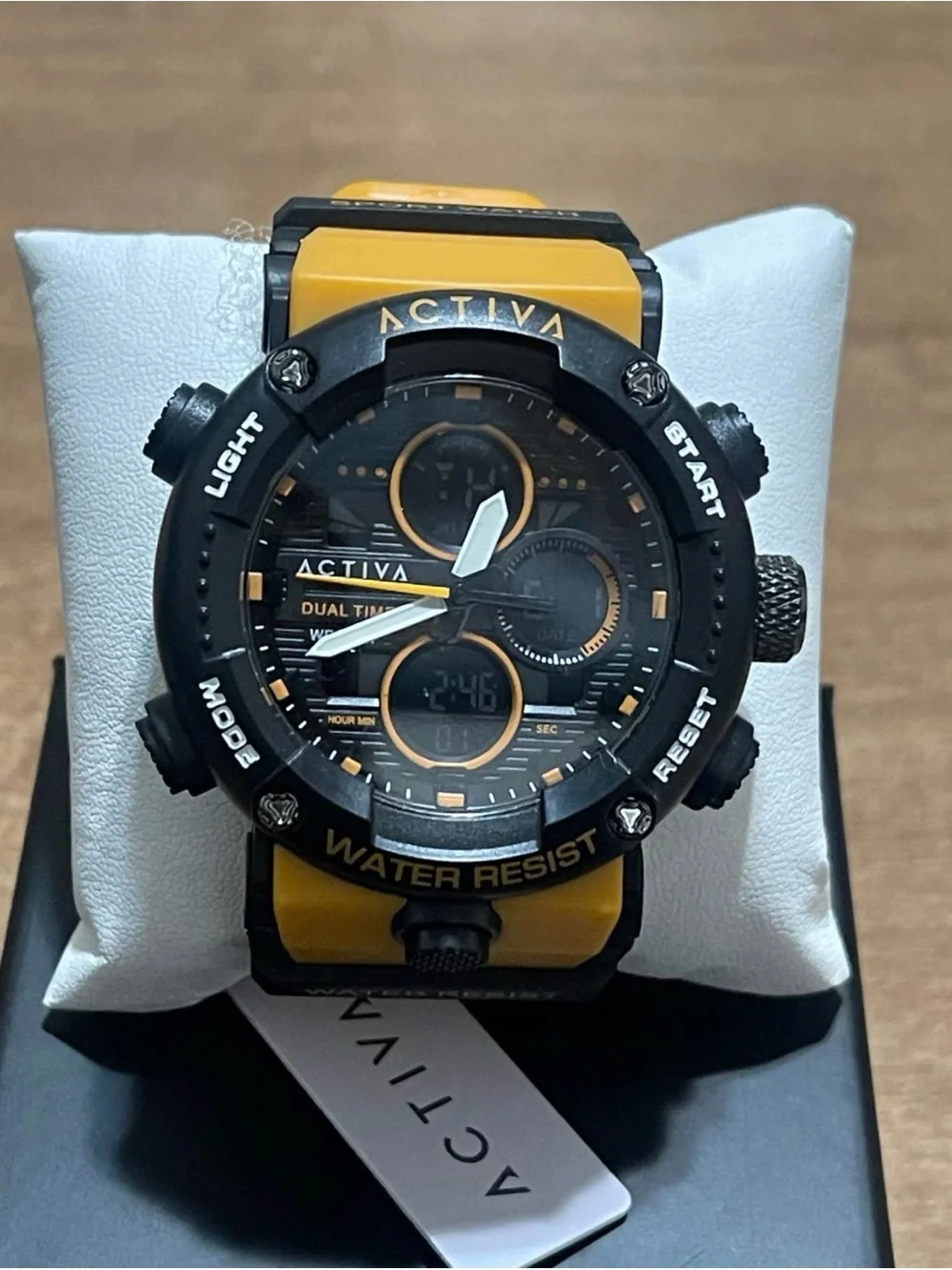 Activa X Invicta Digital Men's Watch - 52mm. Orange & Black, New